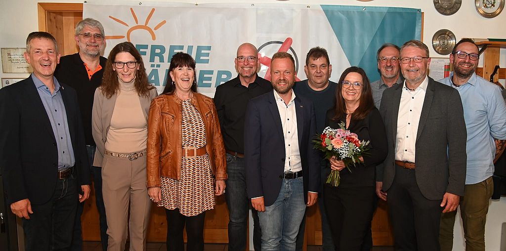 Foto: v.l.n.r. Geitner Albert, Giehrl Stefan, Breuer Irmgard, Gebhard Christine, Reimelt Michael, Heinisch Bernhard, Eckl Gerhard, Luttenberger Simone, Lotter Johann, Grötsch Hans-Martin, Richter Jonny. Foto: Gerhard Franz